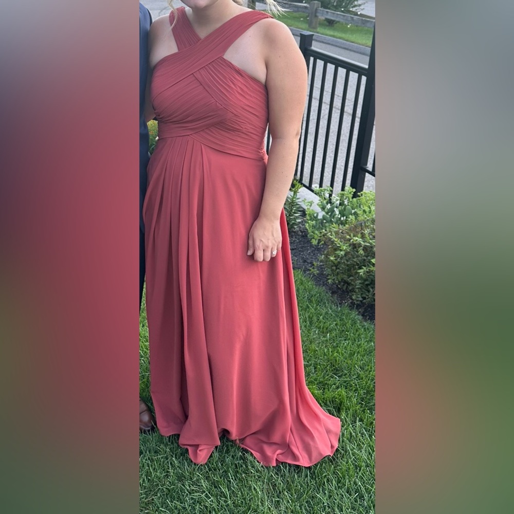 Azazie Kaleigh Formal Dress Terracotta
